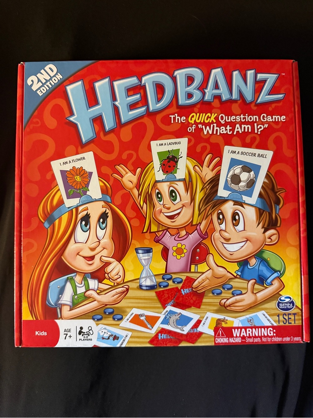 2nd Edition Hedbanz The Quick Question Game of “What Am I?” For Kids 7+